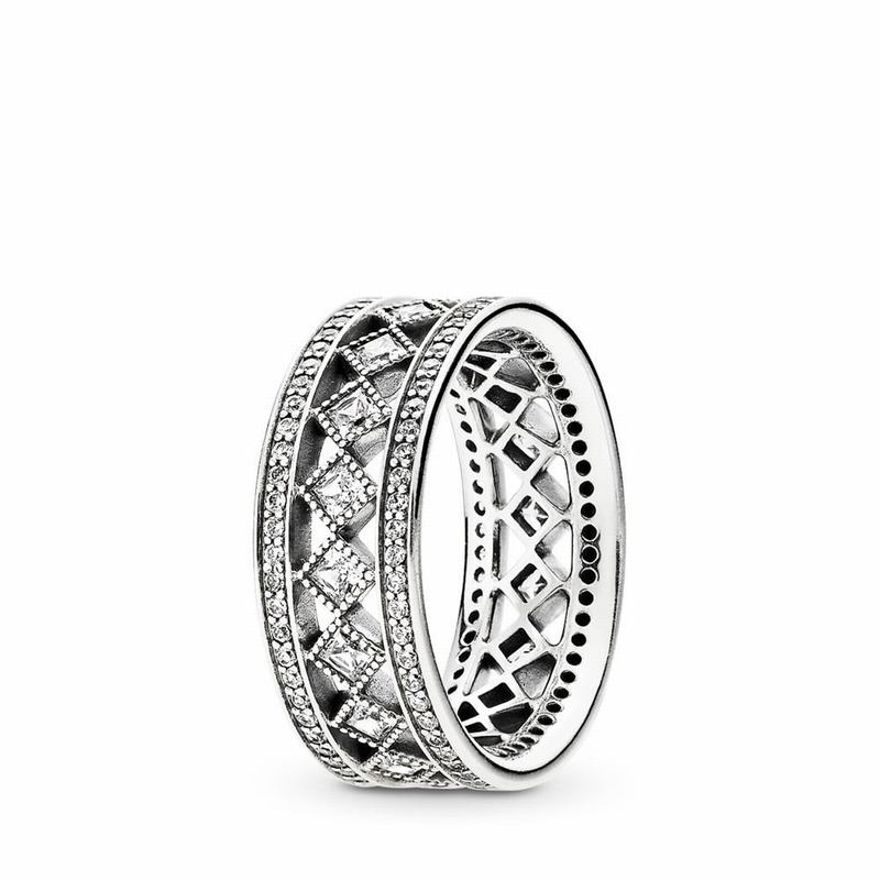 Pandora Vintage Fascination Stackable Ring Silver Egypt GT1542836